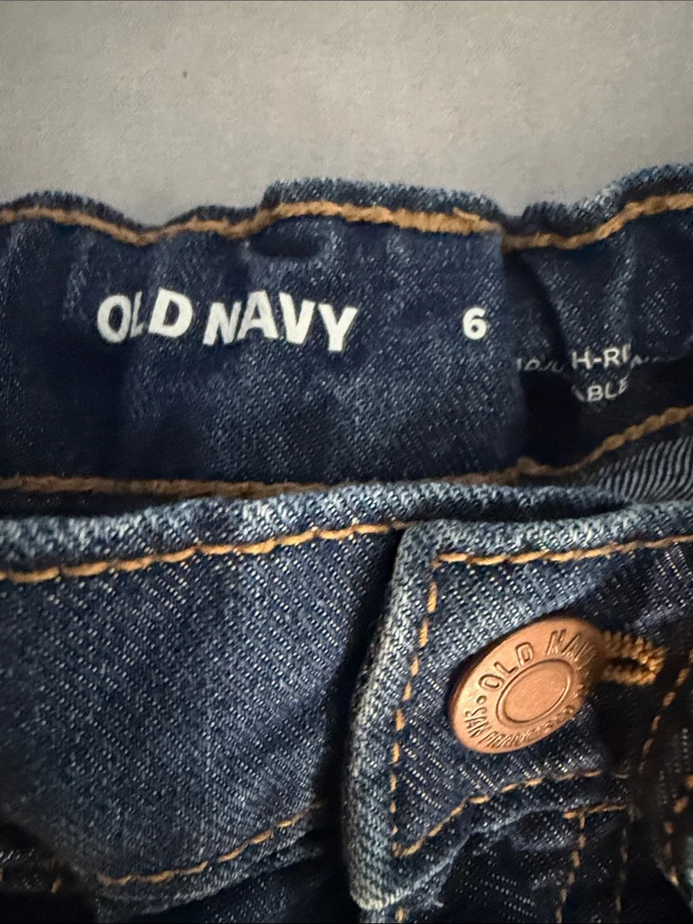 Old Navy Two-Tone Denim Cutoff Shorts
